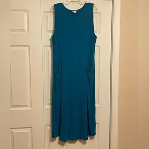 J. Jill Teal Maxi Dress - Size XL